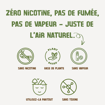 L’Inhaleur de Bienfait Naturel Sans Nicotine